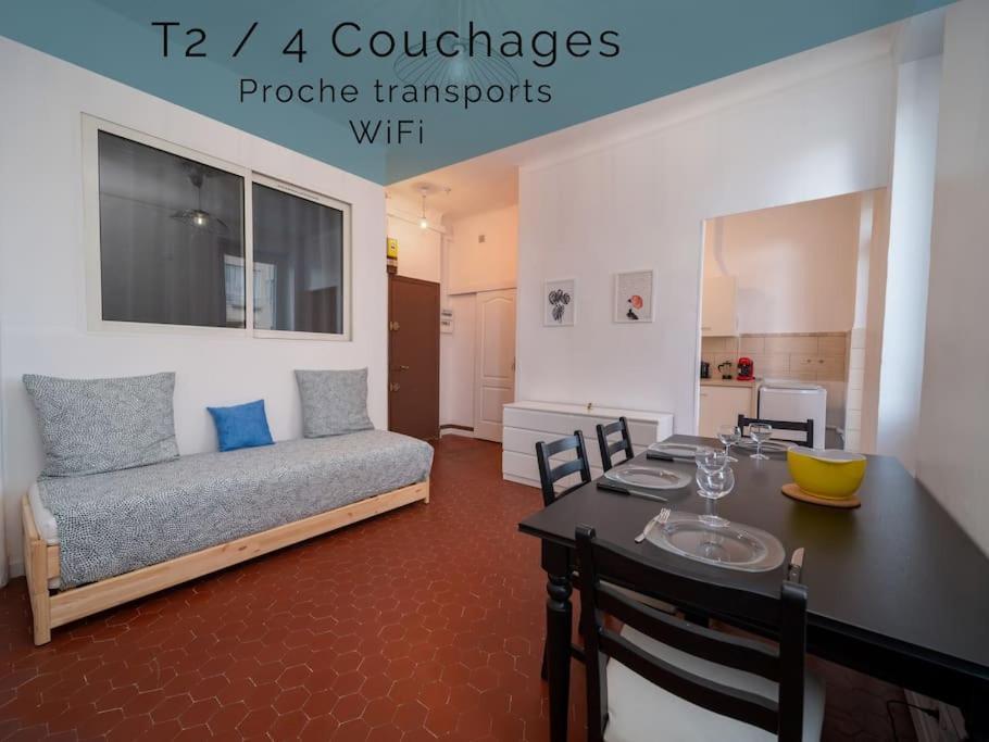 Appartement Tout Equipe 4 Couchages Belle De Mai Marseille Eksteriør bilde